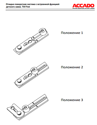 Система First Tilt от Accado и детская безопасность 